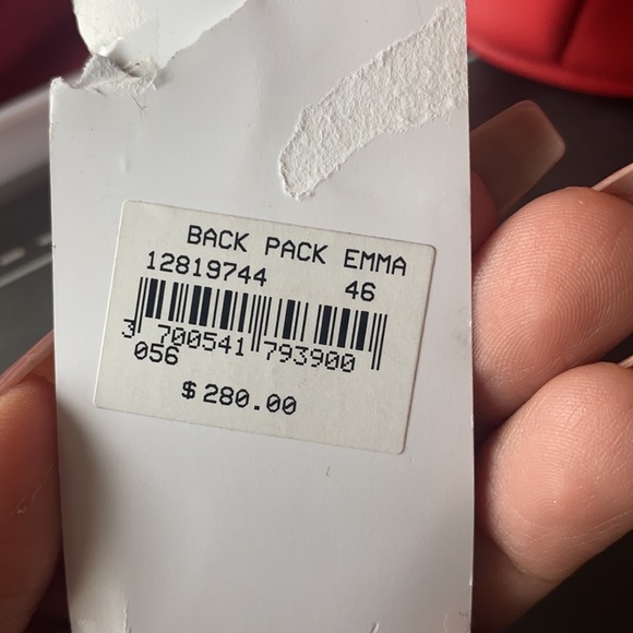 💯 AUTHENTIC Barbara Rihl red leather backpack - Picture 13 of 14